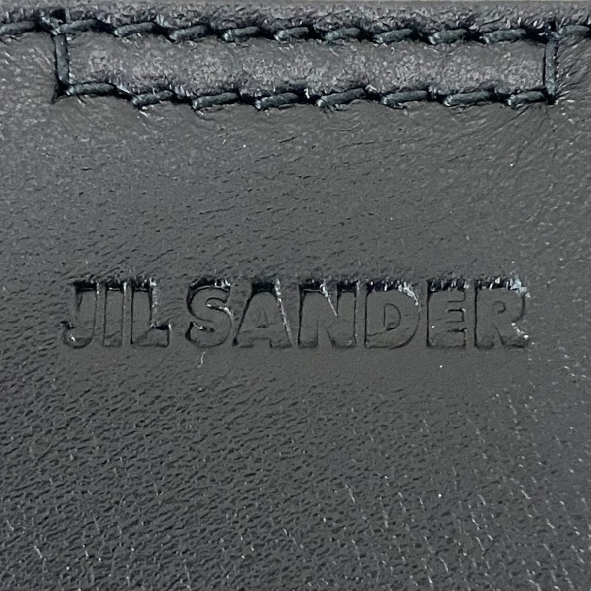 TANGLE SM FLAT RIVETS   BLACK カウレザーショルダーバッグ