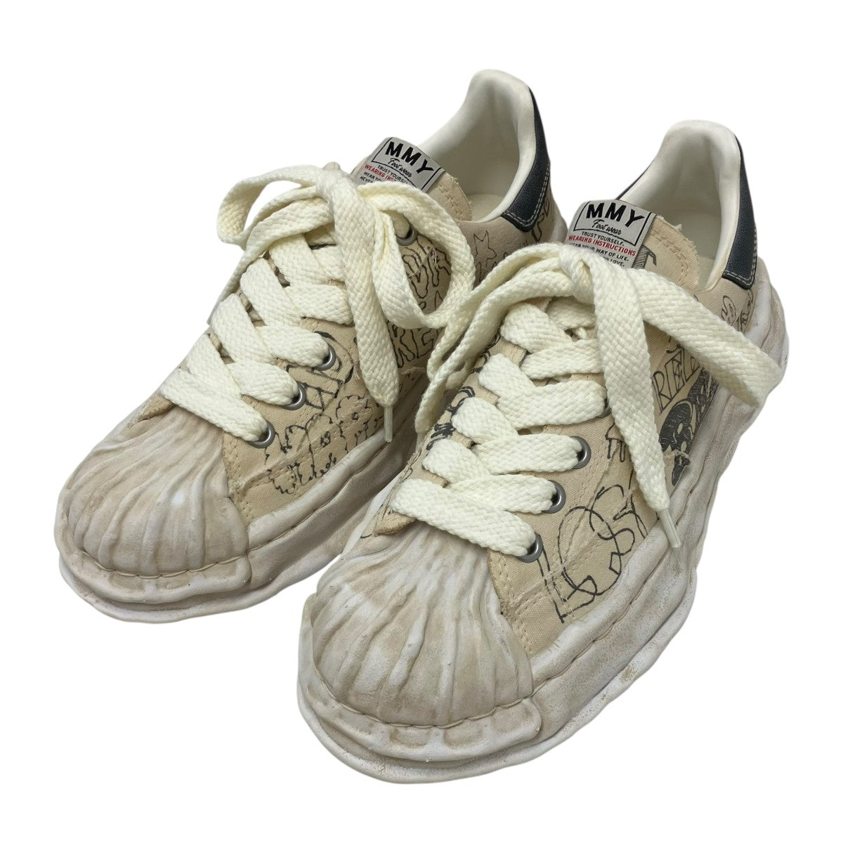 26SS BLAKEY graffiti printed Low ローカットスニーカー