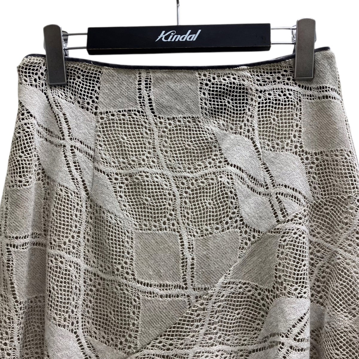 Knit Lace Jagged hem Skirt レーススカート
