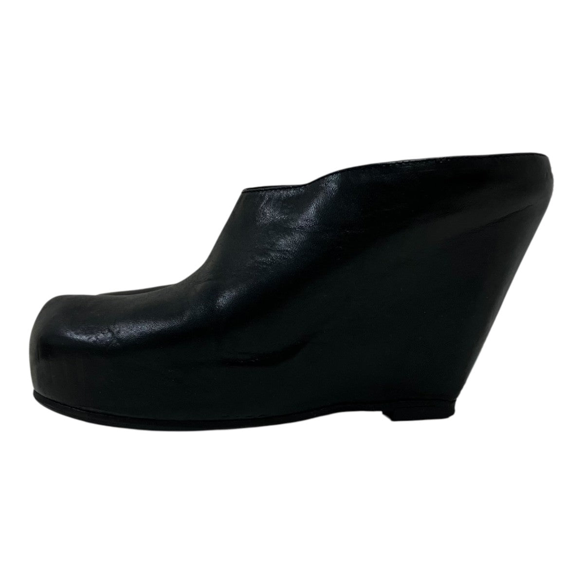 RICK OWENS(リックオウエンス) レザーサンダル ブラック サイズ 36