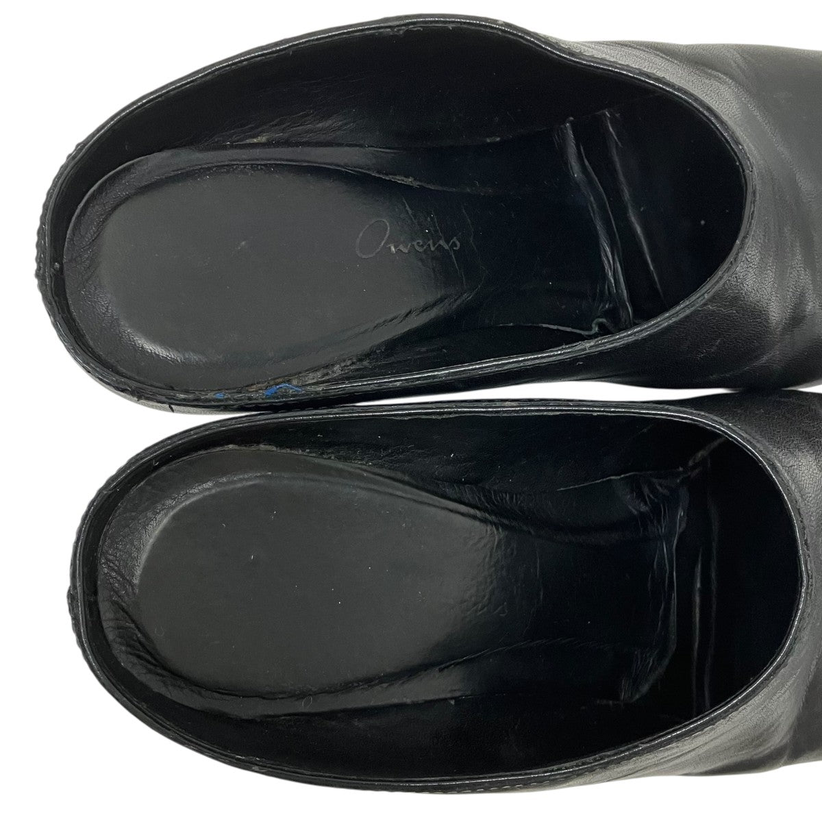 RICK OWENS(リックオウエンス) レザーサンダル ブラック サイズ 36