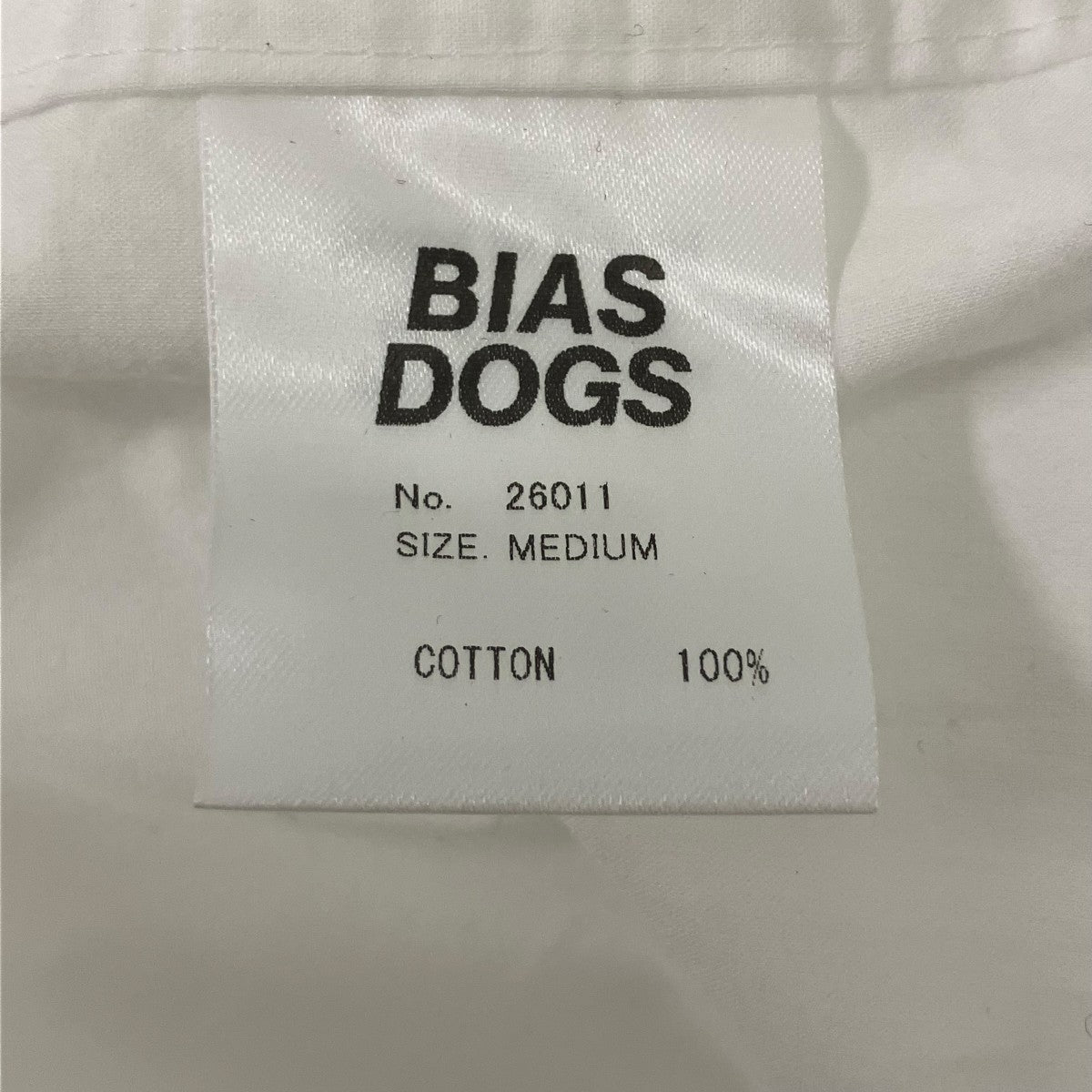 BIAS DOGS 26SS 長袖シャツ 古着・中古-8枚目のアイテム画像