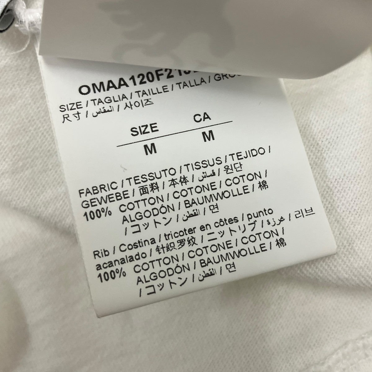 OFFWHITE フロントプリント 半袖Tシャツ 古着・中古-5枚目のアイテム画像