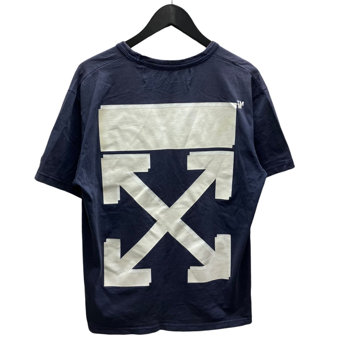 OFFWHITE×Champion ロゴTシャツ 古着・中古-3枚目のアイテム画像