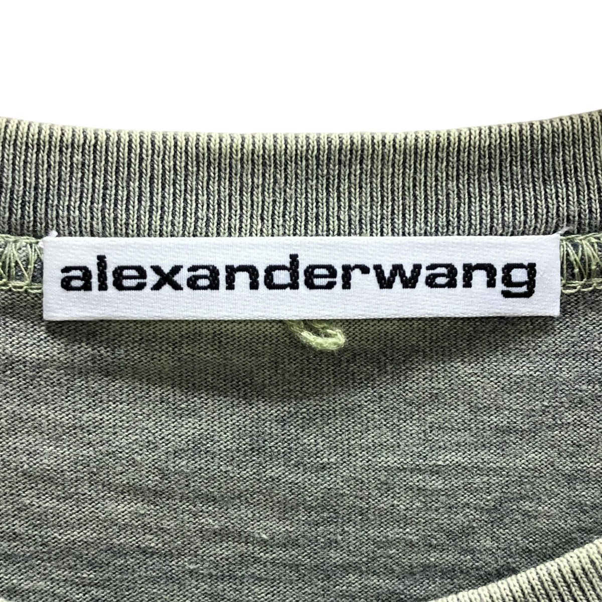 ALEXANDER WANG ロゴエンボス加工ショートTシャツ 古着・中古-4枚目のアイテム画像