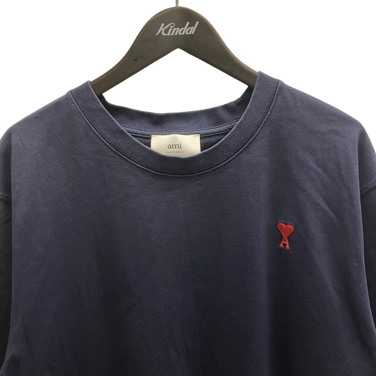 AMI Alexandre Mattiussi 胸ハートロゴTシャツ 古着・中古-2枚目のアイテム画像
