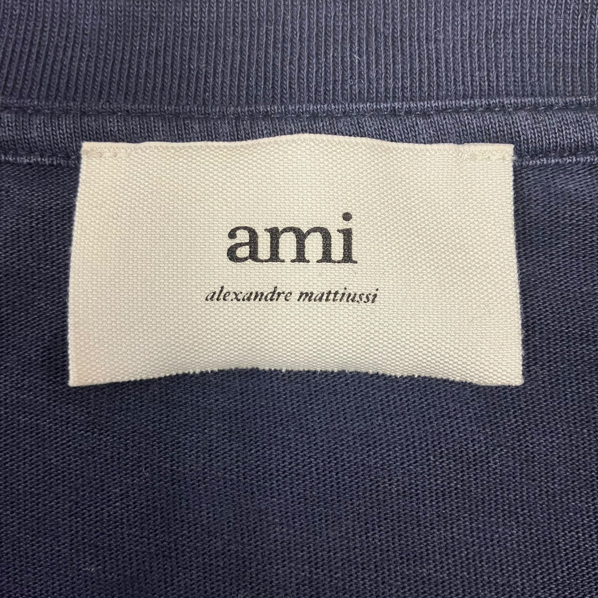 AMI Alexandre Mattiussi 胸ハートロゴTシャツ 古着・中古-5枚目のアイテム画像