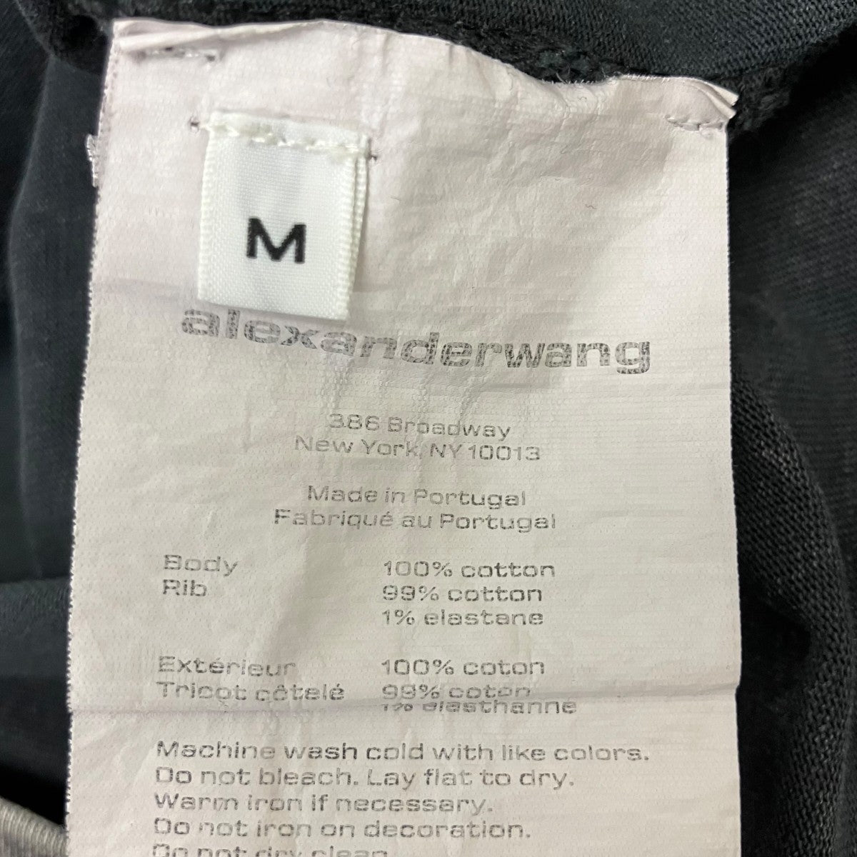 ALEXANDER WANG ロゴロングTシャツ 古着・中古-5枚目のアイテム画像