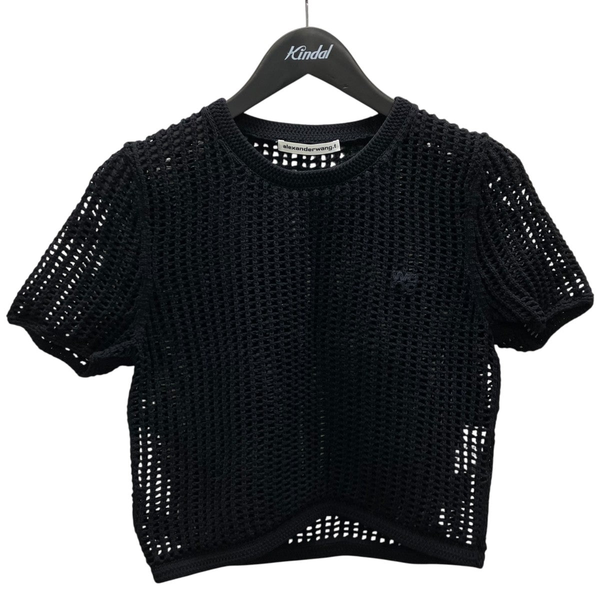 ALEXANDER WANG ロゴメッシュニット 古着・中古-1枚目のアイテム画像