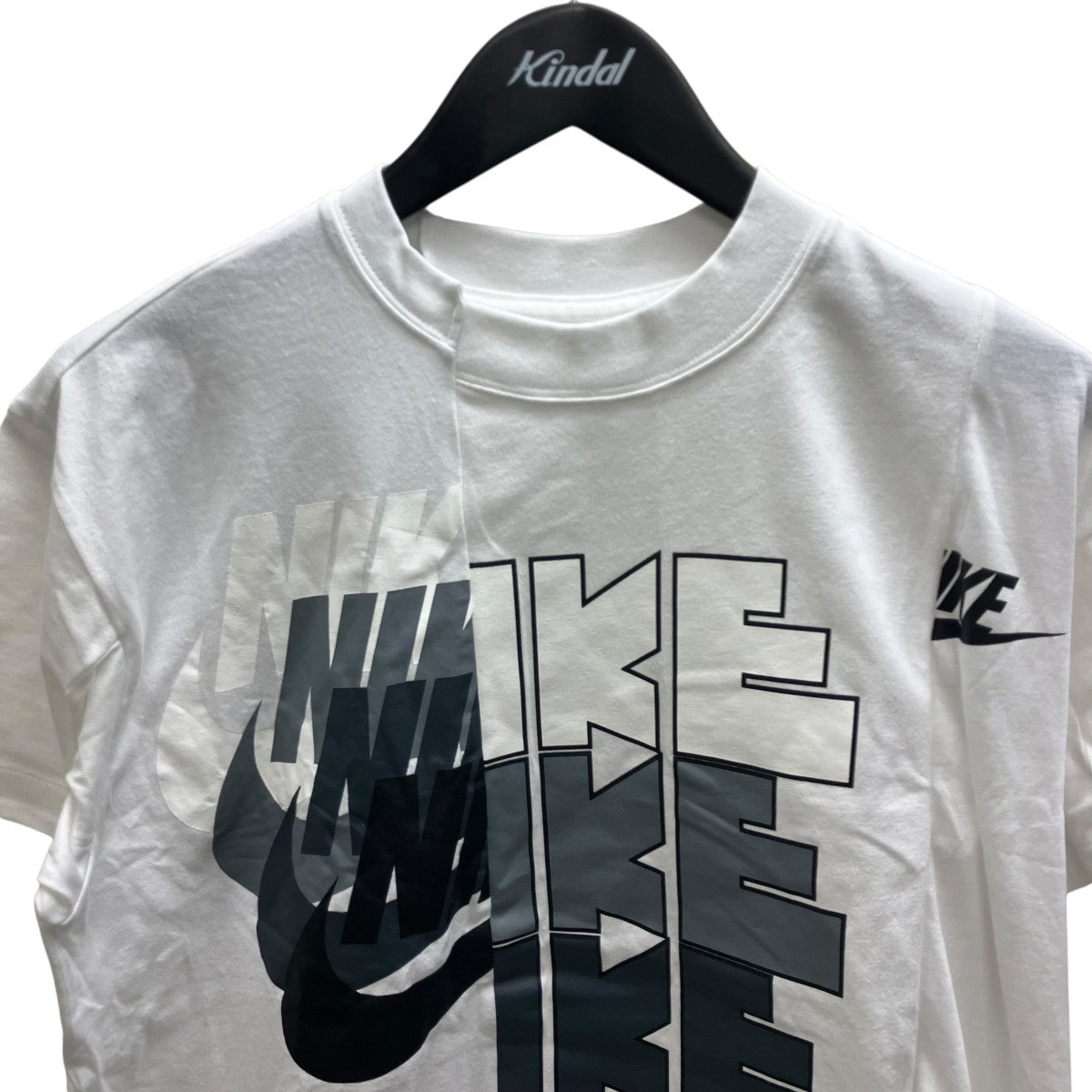 NIKE×sacai ドッキングTシャツ 古着・中古-2枚目のアイテム画像