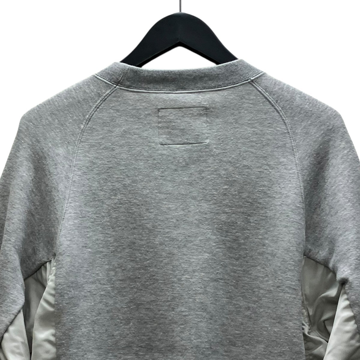 24ss Sponge Sweat x Nylon Twill Pullover ドッキングスウェット