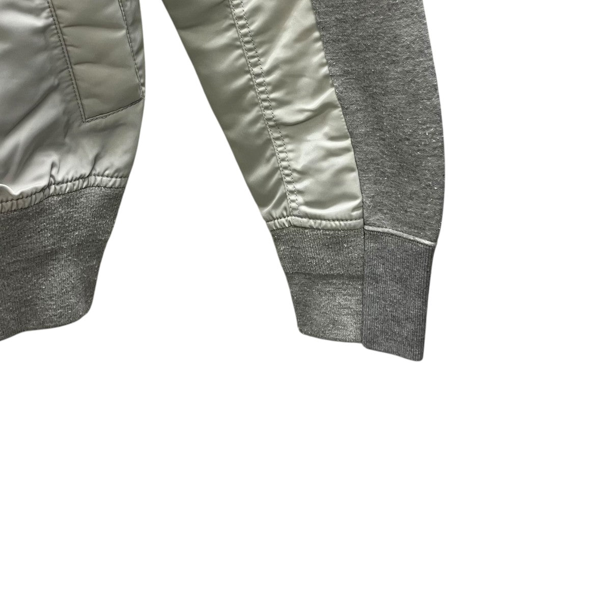 24ss Sponge Sweat x Nylon Twill Pullover ドッキングスウェット