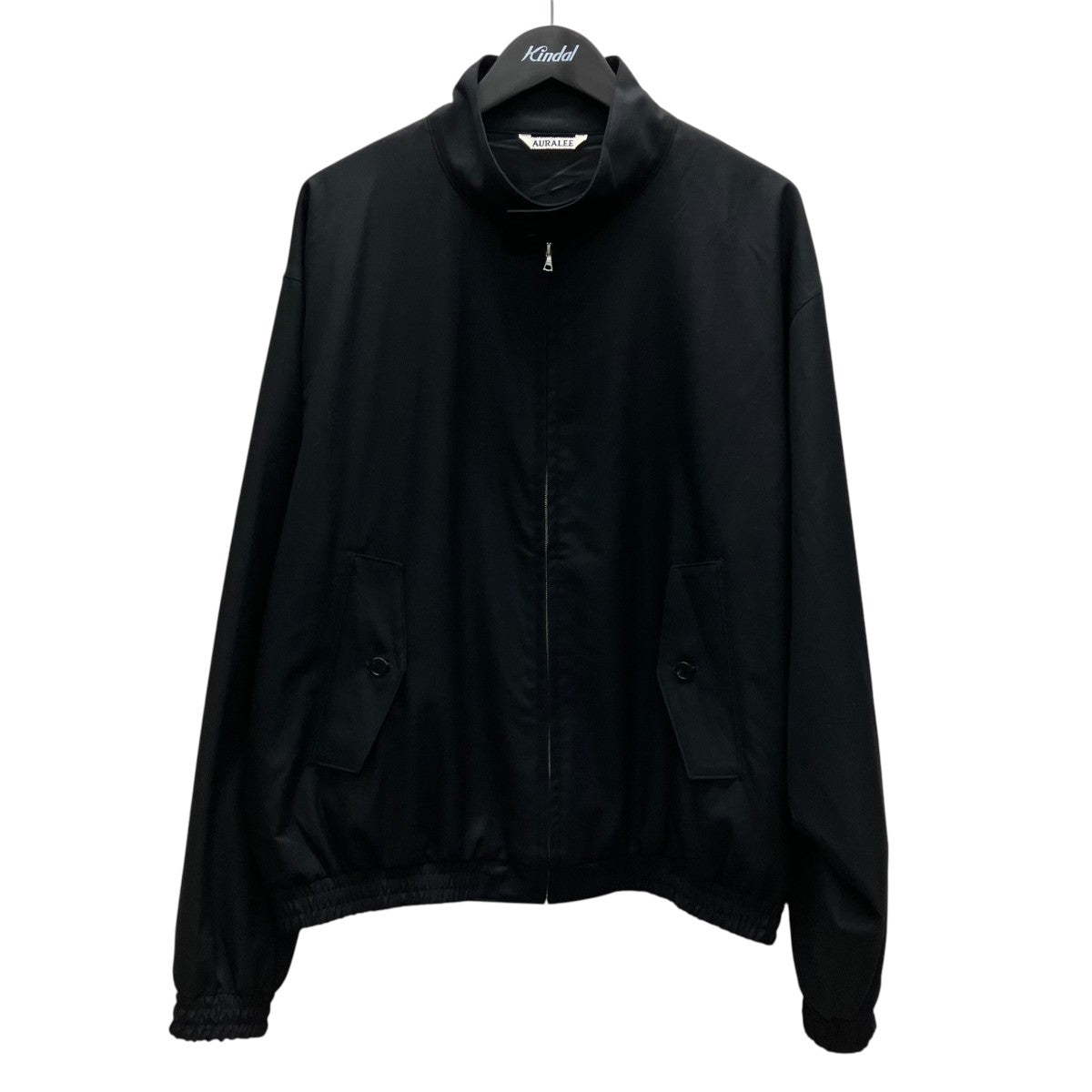 AURALEE SUPER FINE TROPICAL WOOL ZIP BLOUSON ジップブルゾン 古着・中古-1枚目のアイテム画像