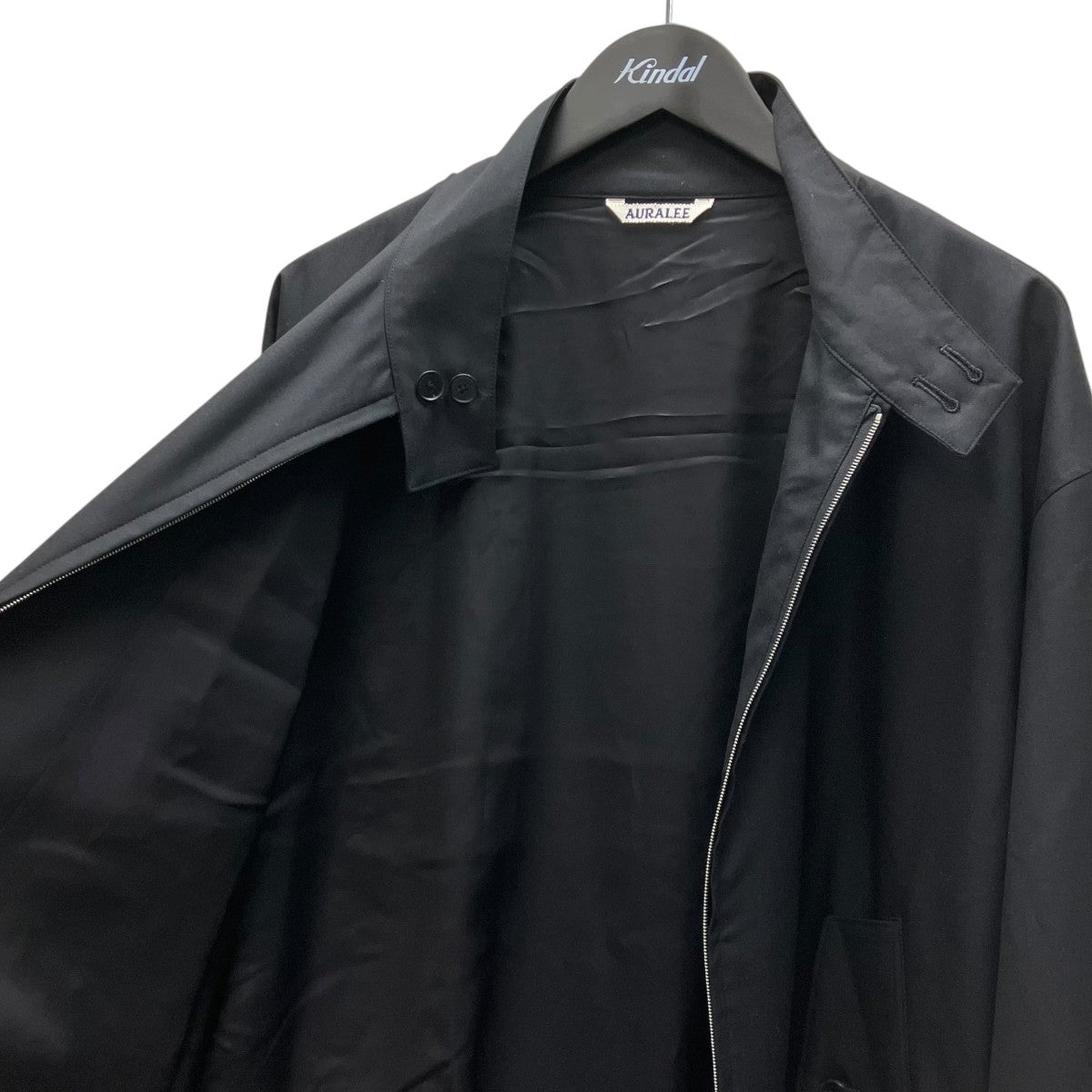 AURALEE SUPER FINE TROPICAL WOOL ZIP BLOUSON ジップブルゾン 古着・中古-5枚目のアイテム画像
