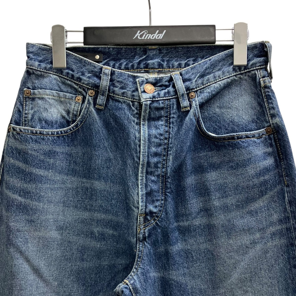 S．Wide Straight Cropped 5pocket USD デニムパンツ