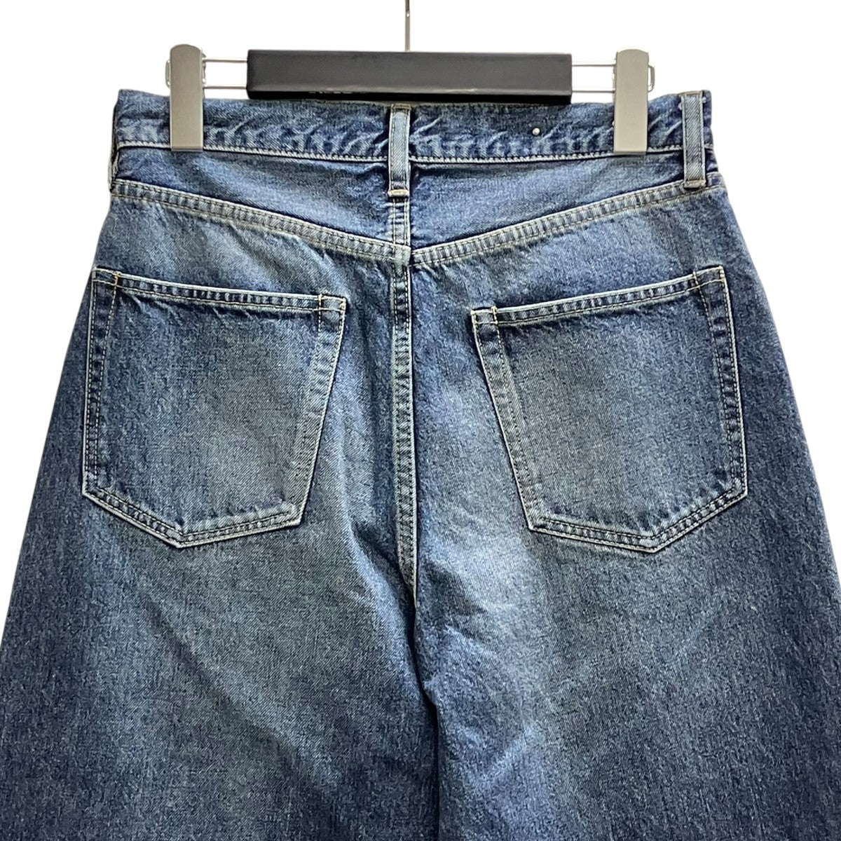 S．Wide Straight Cropped 5pocket USD デニムパンツ