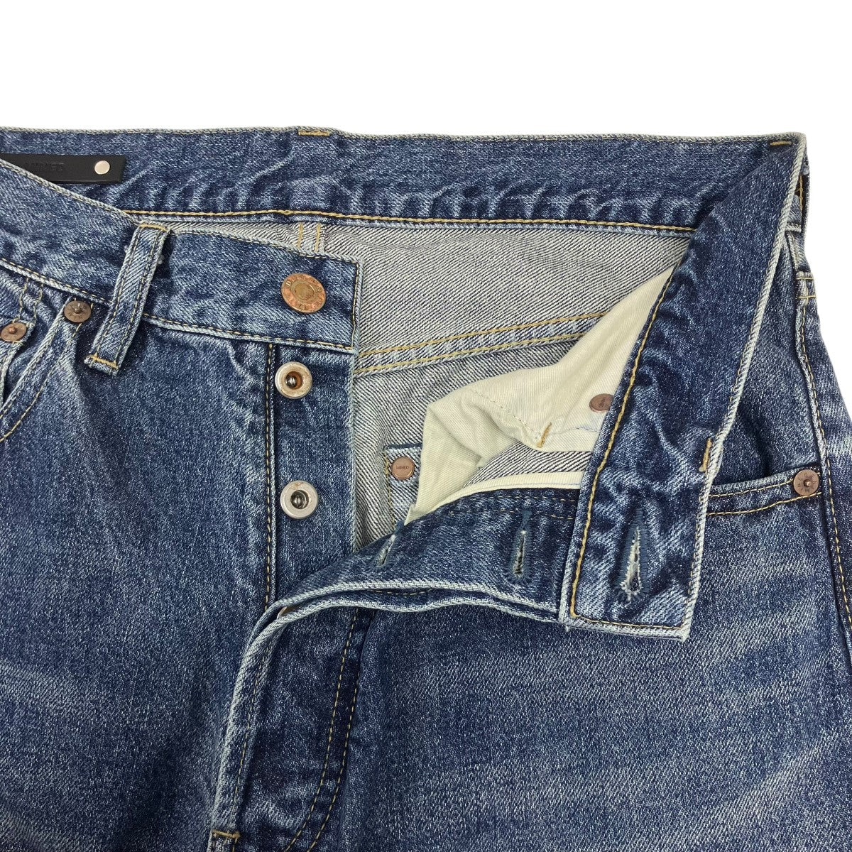 S．Wide Straight Cropped 5pocket USD デニムパンツ