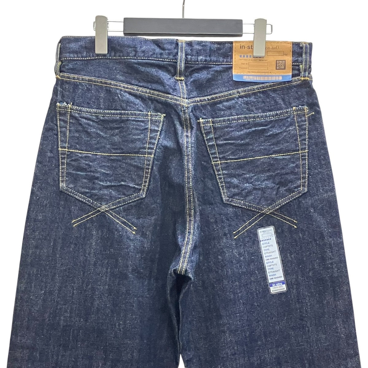 ONE WASHED SELVAGE DENIM STRAIGHT PANTS デニムパンツ