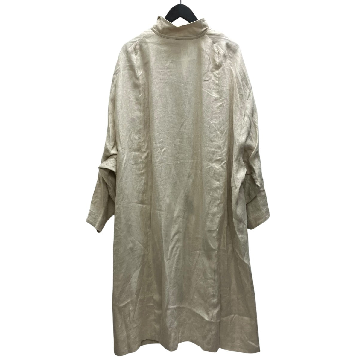 HYKE LINEN MILITARY COAT スプリングコート