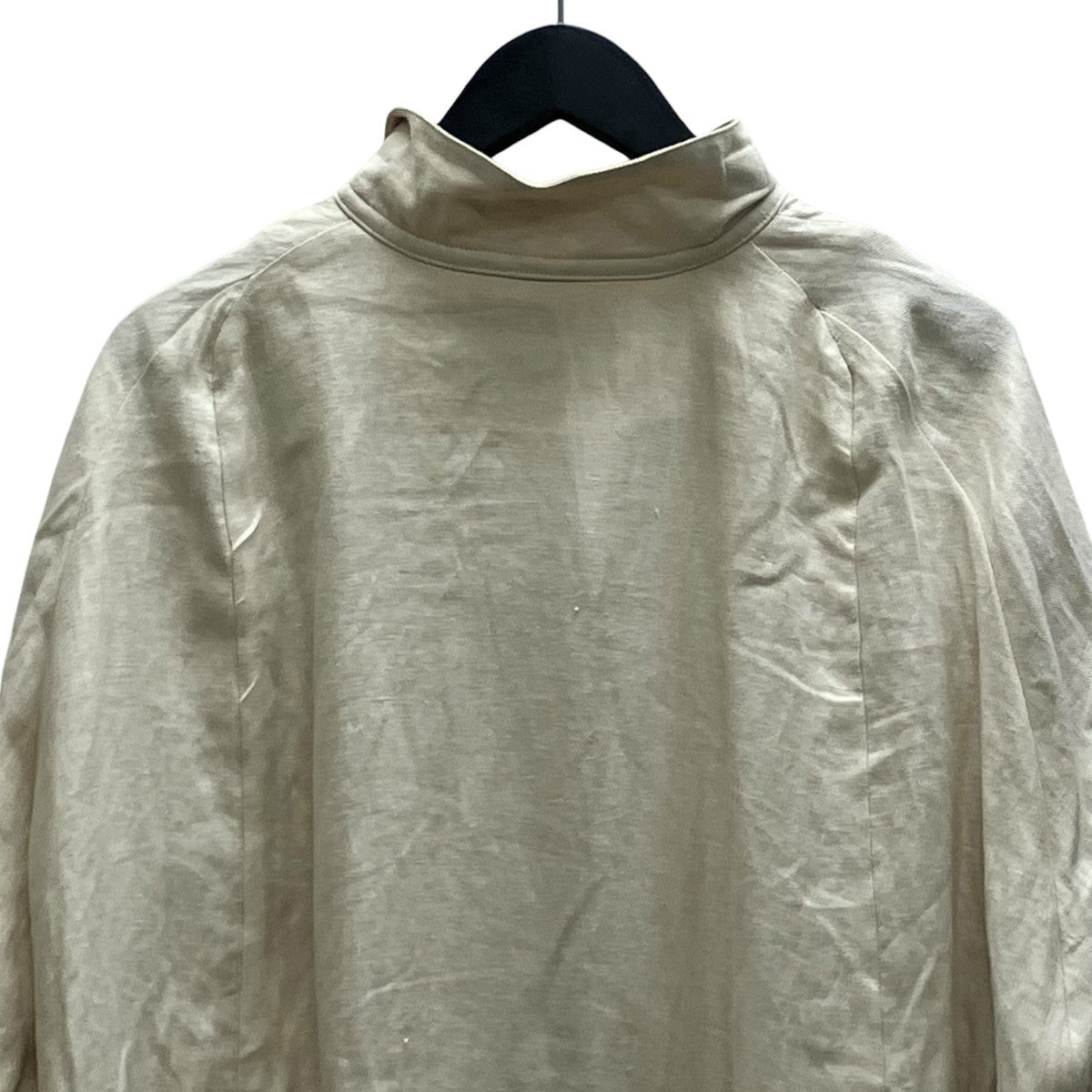 HYKE LINEN MILITARY COAT スプリングコート