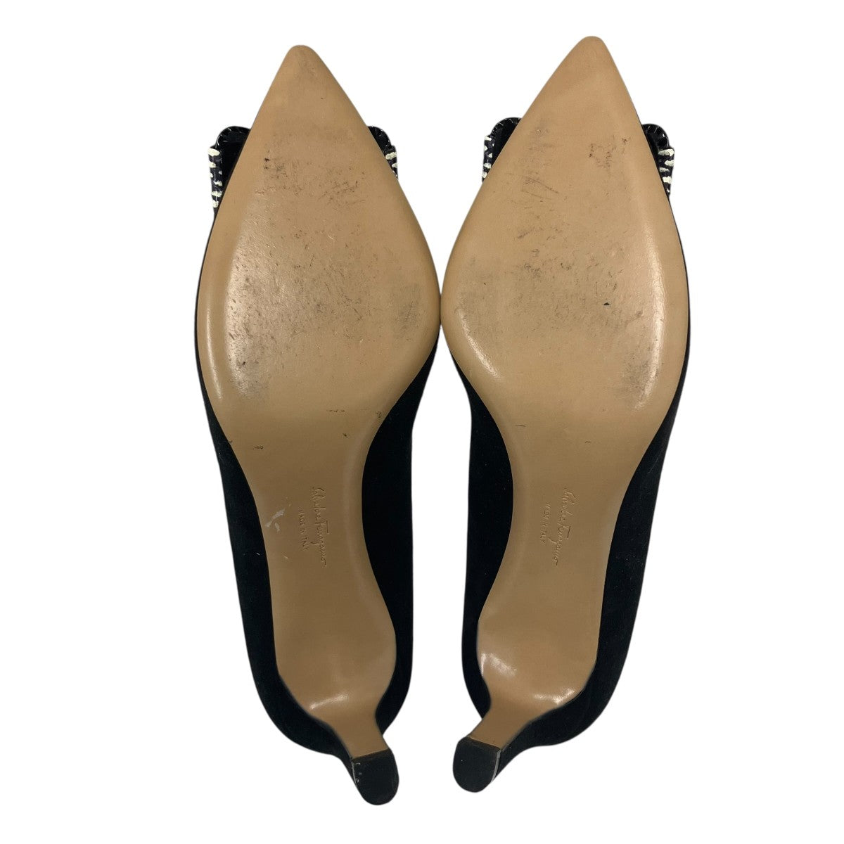 Salvatore Ferragamo スウェードパンプス 古着・中古-6枚目のアイテム画像