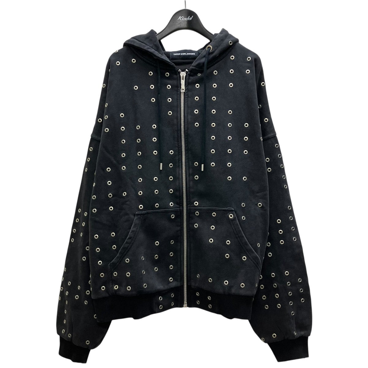 EYELET HOOODIEジップパーカー