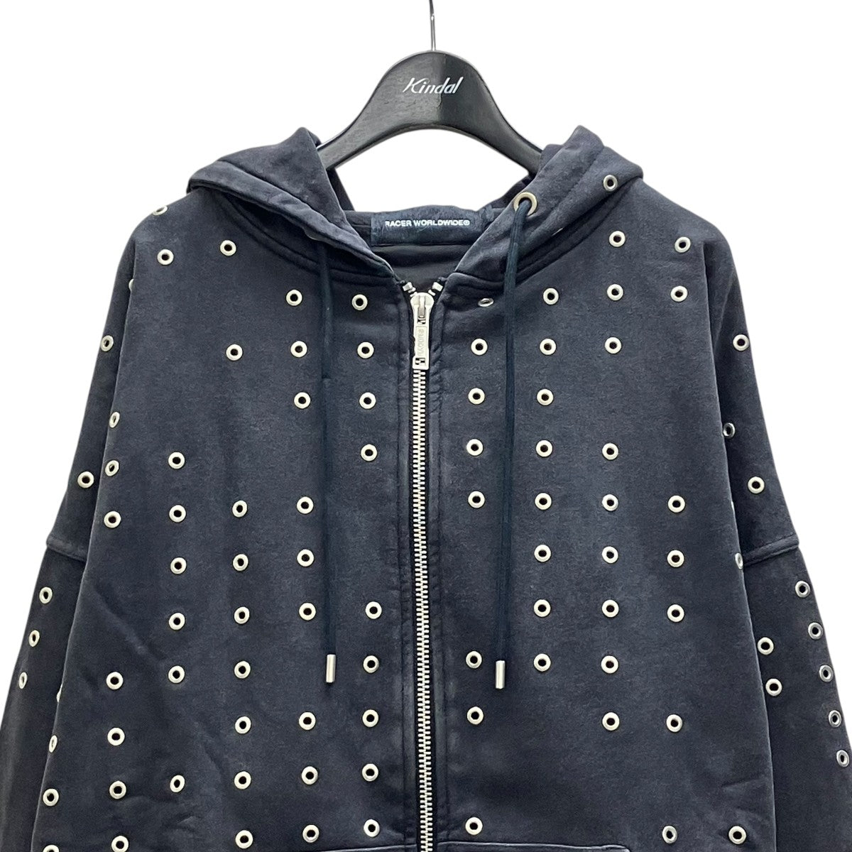 EYELET HOOODIEジップパーカー
