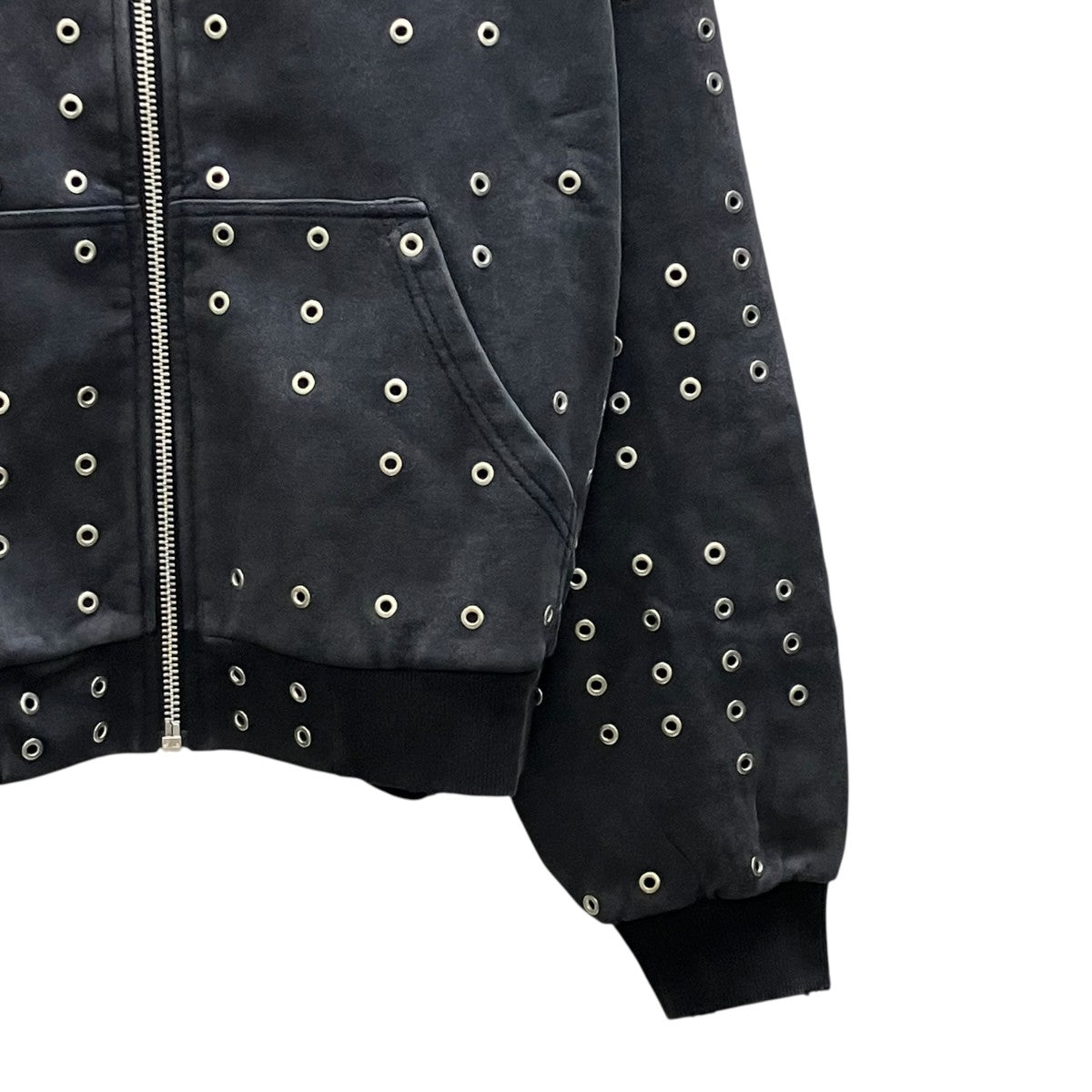 EYELET HOOODIEジップパーカー