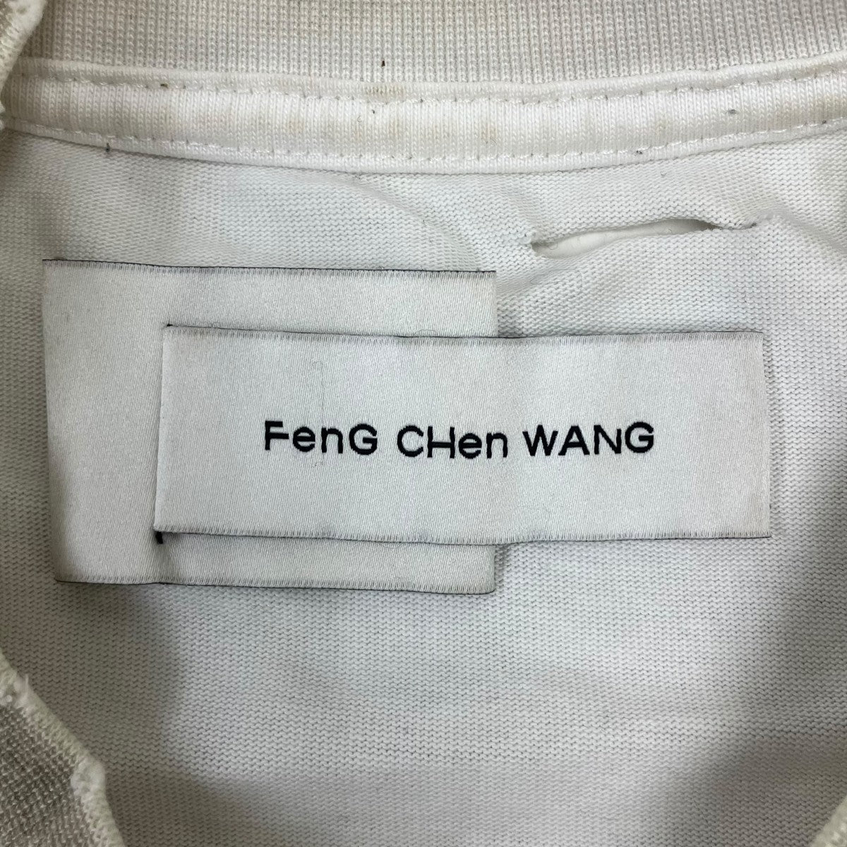 FENG CHEN WANG ユーズド加工Tシャツ 古着・中古-5枚目のアイテム画像