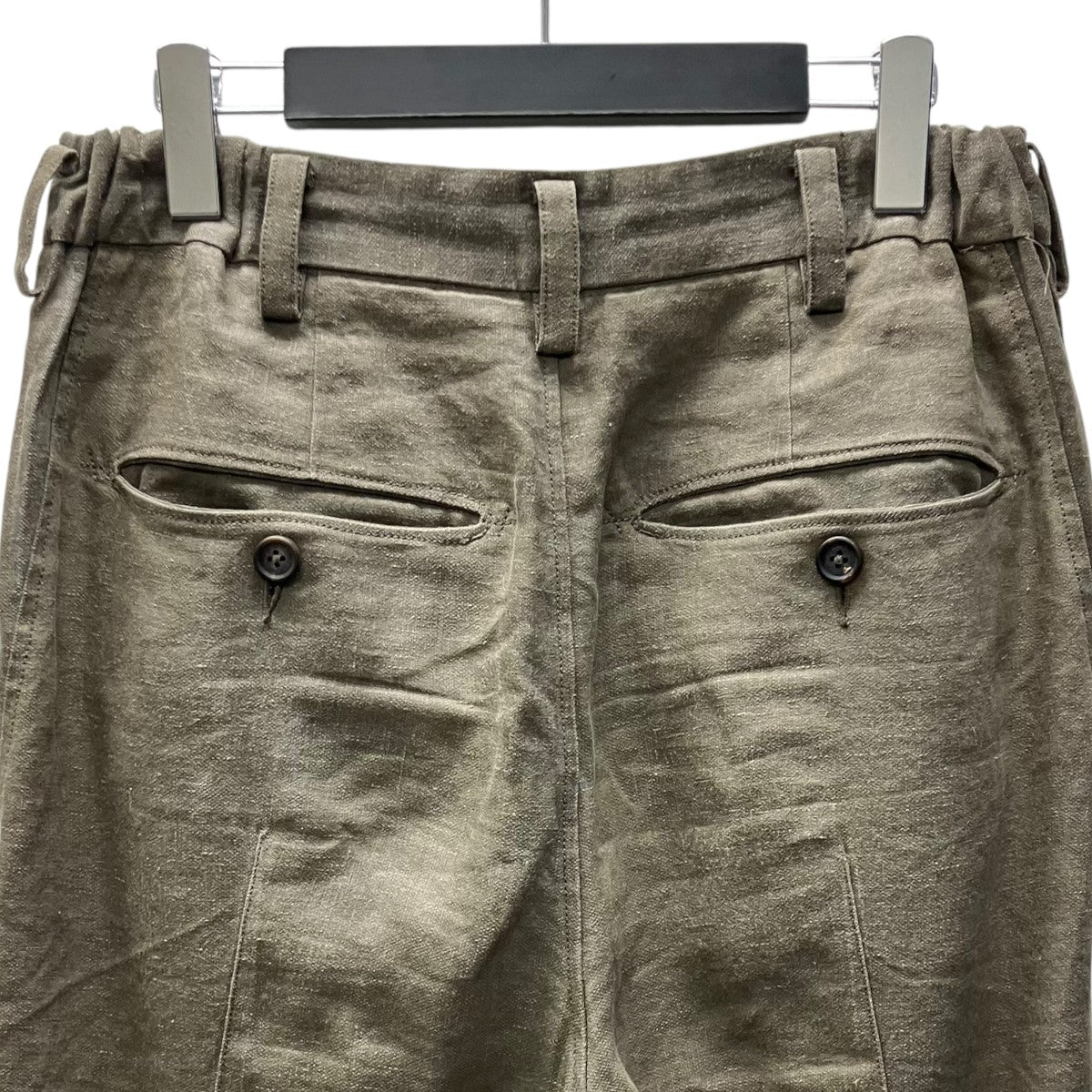 ZIGGY CHEN 23SS リネンパンツ 古着・中古-4枚目のアイテム画像