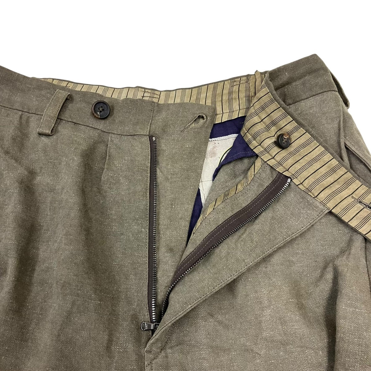 ZIGGY CHEN 23SS リネンパンツ 古着・中古-5枚目のアイテム画像