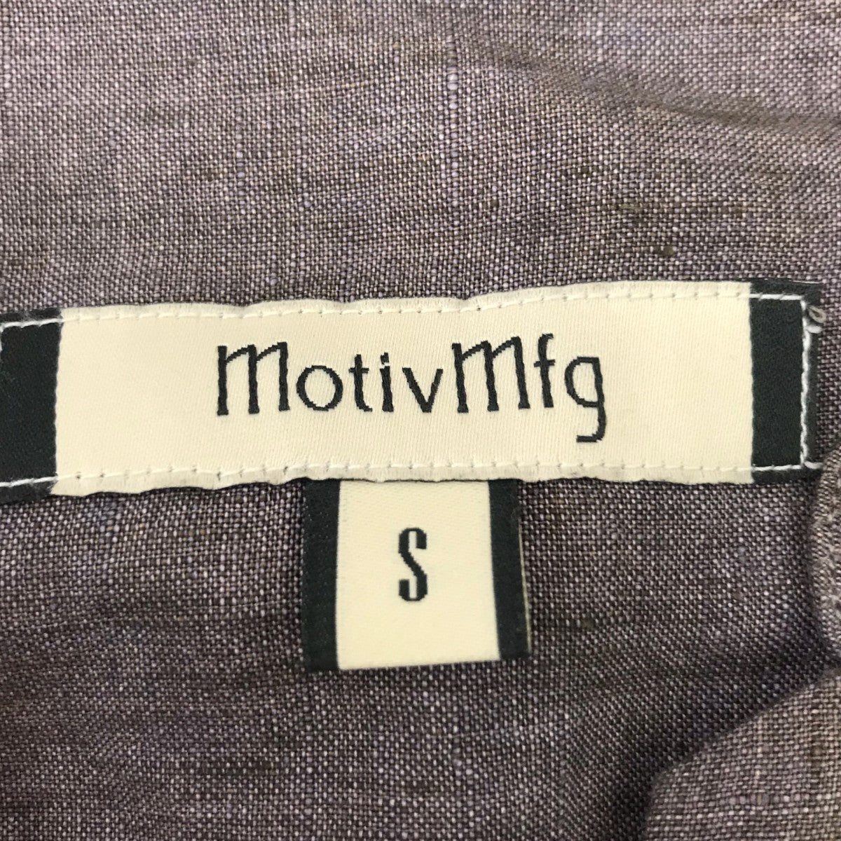 motivmfg バンドカラーシャツ 古着・中古-6枚目のアイテム画像