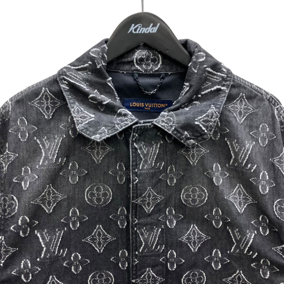 LOUIS VUITTON モノグラムショートスリーブシャンブレーシャツ 古着・中古-2枚目のアイテム画像