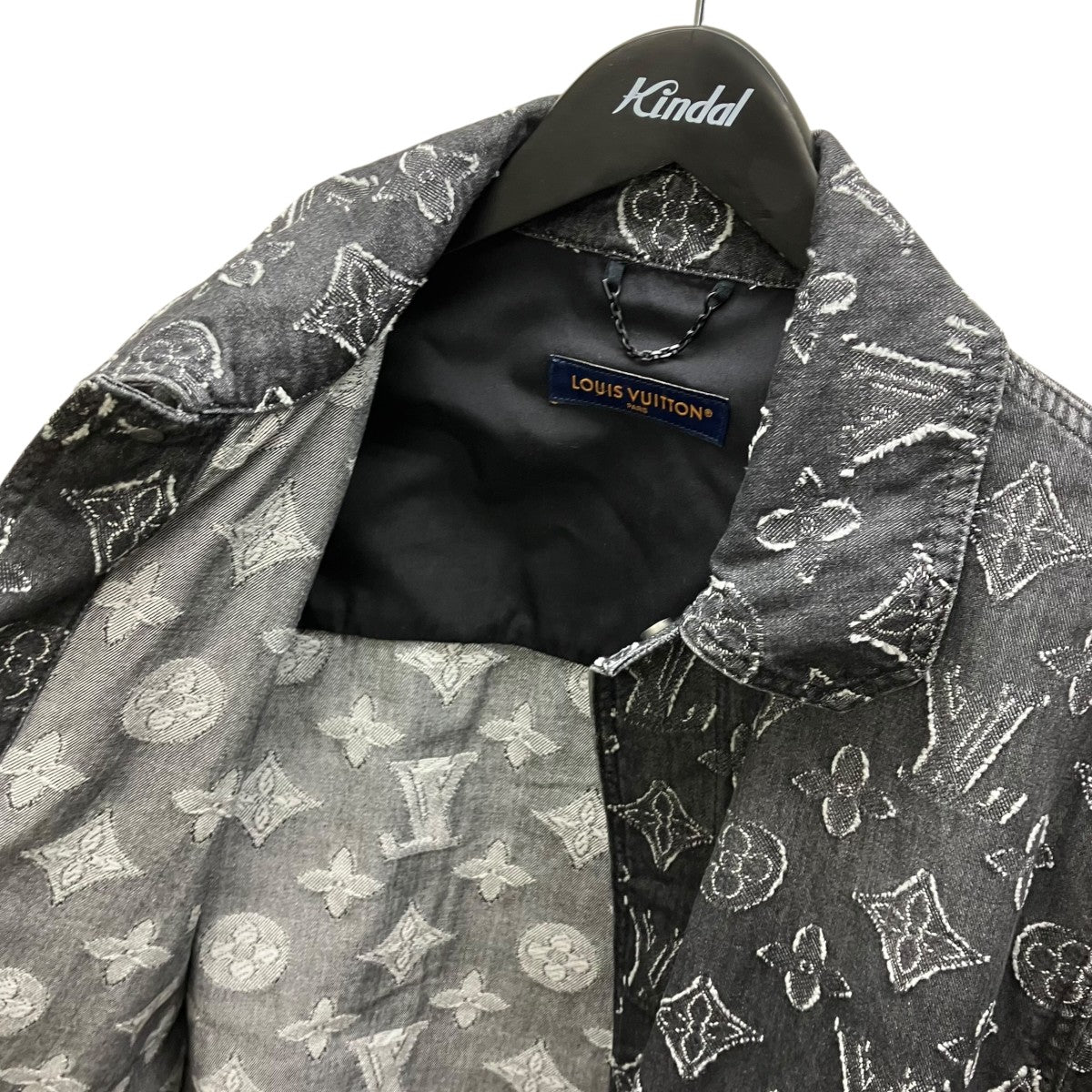LOUIS VUITTON モノグラムショートスリーブシャンブレーシャツ 古着・中古-5枚目のアイテム画像