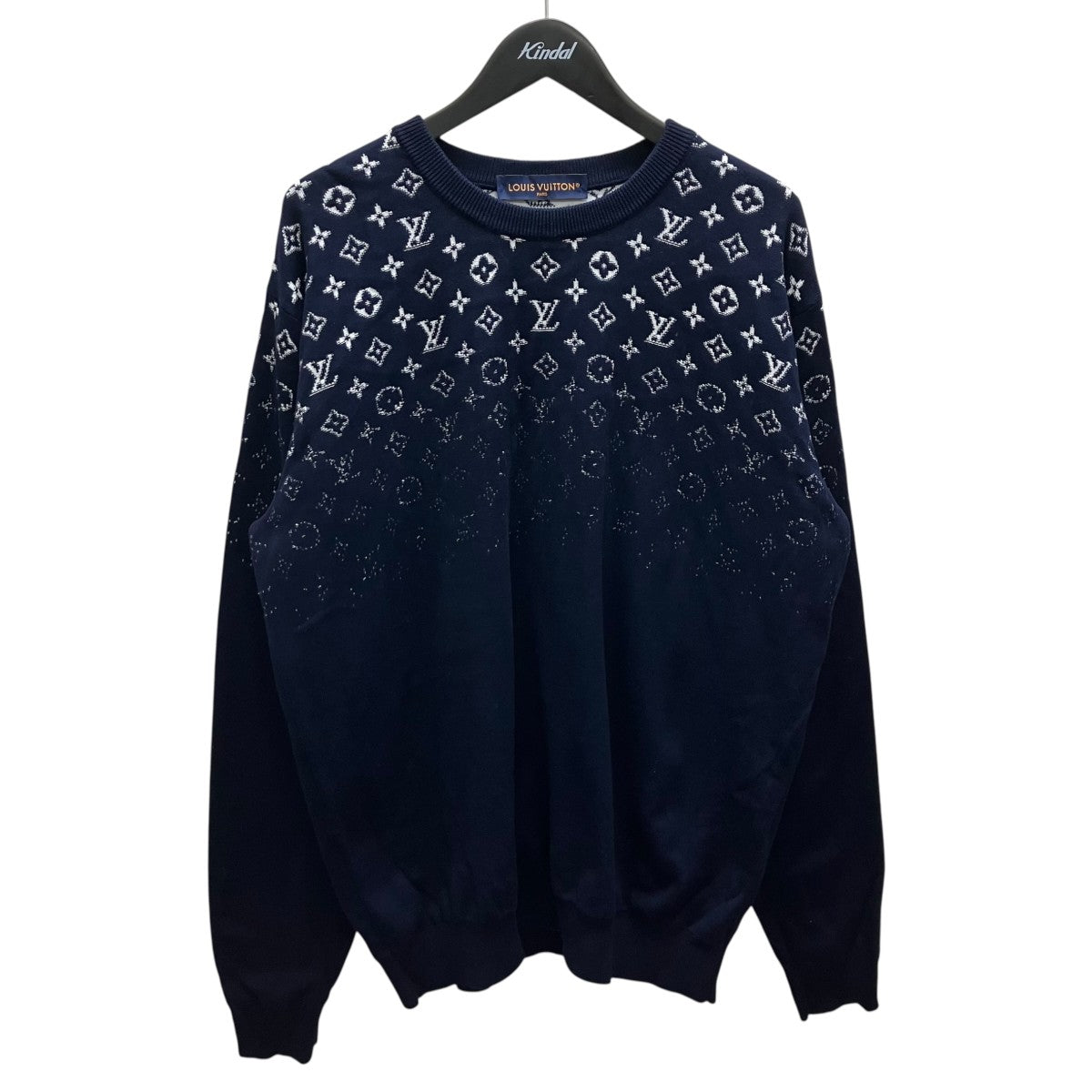 LOUIS VUITTON グラディエントモノグラム ニット 古着・中古-1枚目のアイテム画像