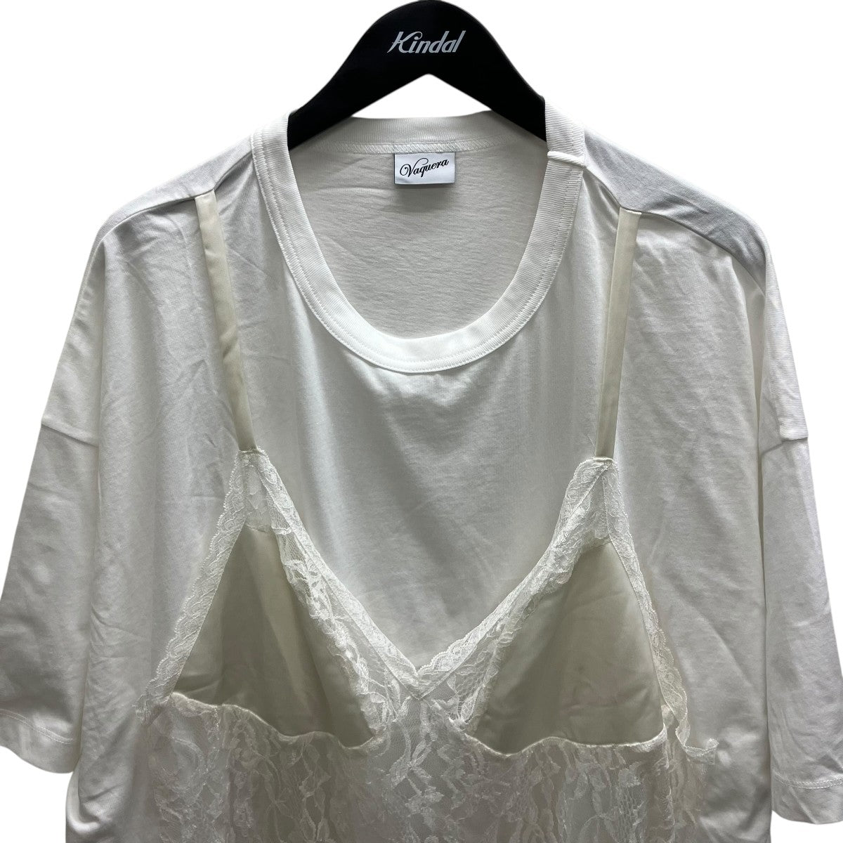 Vaquera TEDDY T SHIRT レイヤードTシャツ 古着・中古-2枚目のアイテム画像