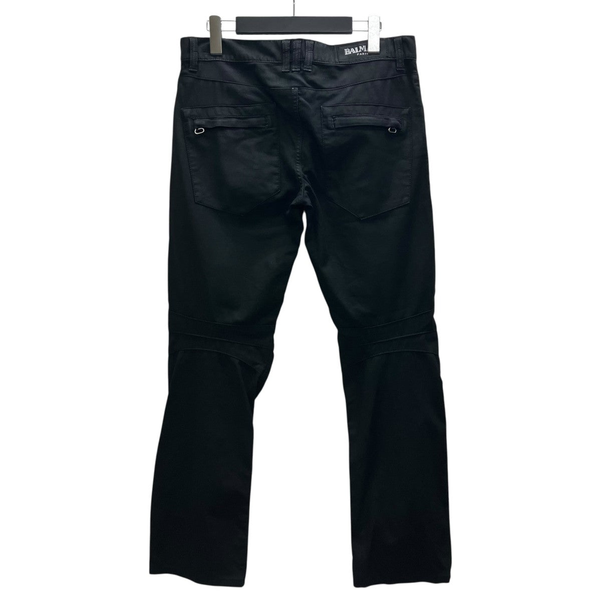 BALMAIN 08AW コーティングバイカーパンツ 古着・中古-2枚目のアイテム画像