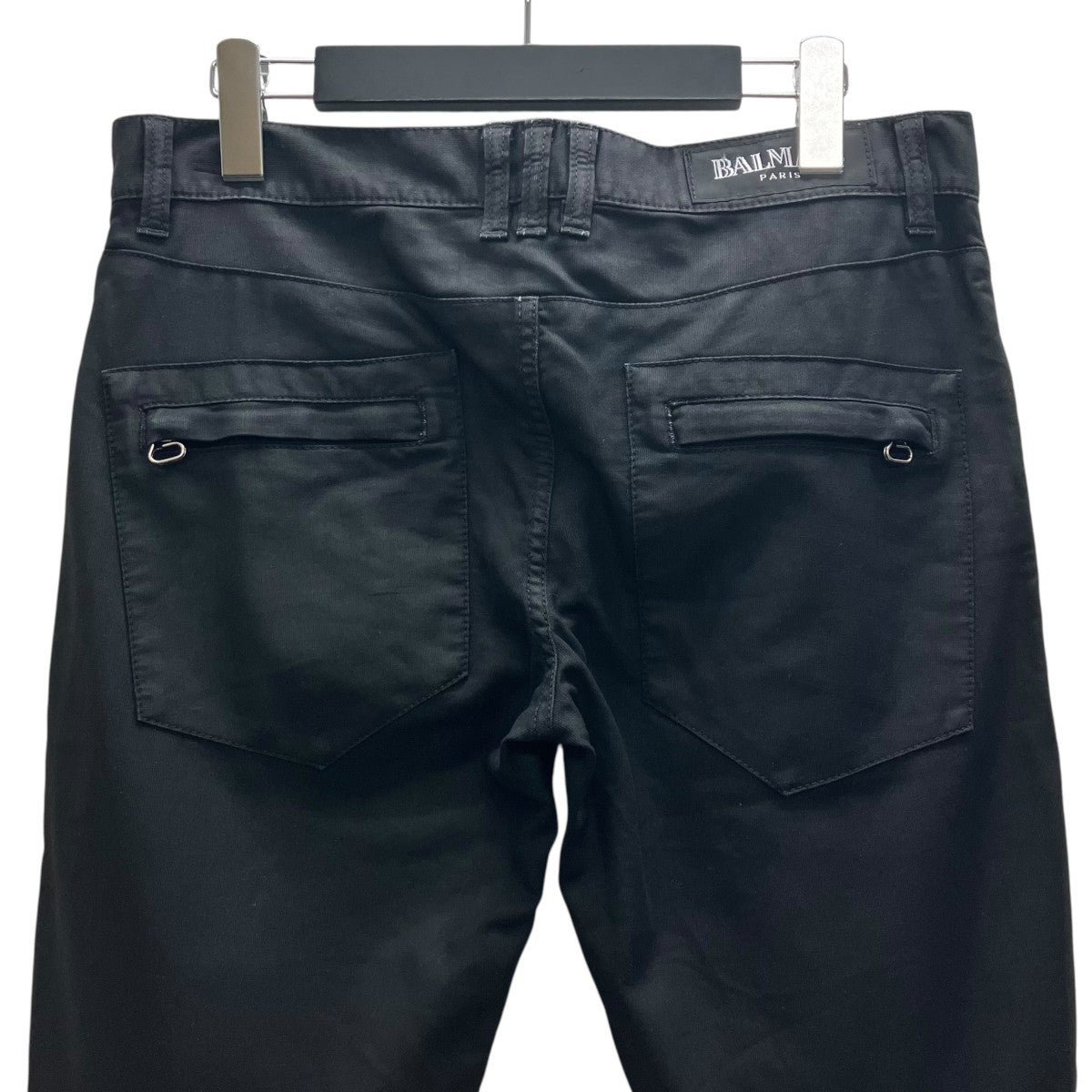 BALMAIN 08AW コーティングバイカーパンツ 古着・中古-4枚目のアイテム画像