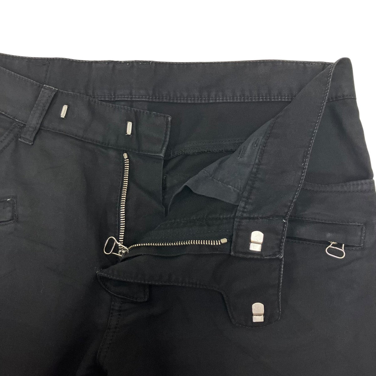 BALMAIN 08AW コーティングバイカーパンツ 古着・中古-6枚目のアイテム画像
