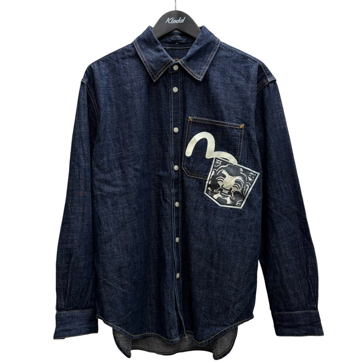 EVISU デニムシャツ 古着・中古-1枚目のアイテム画像