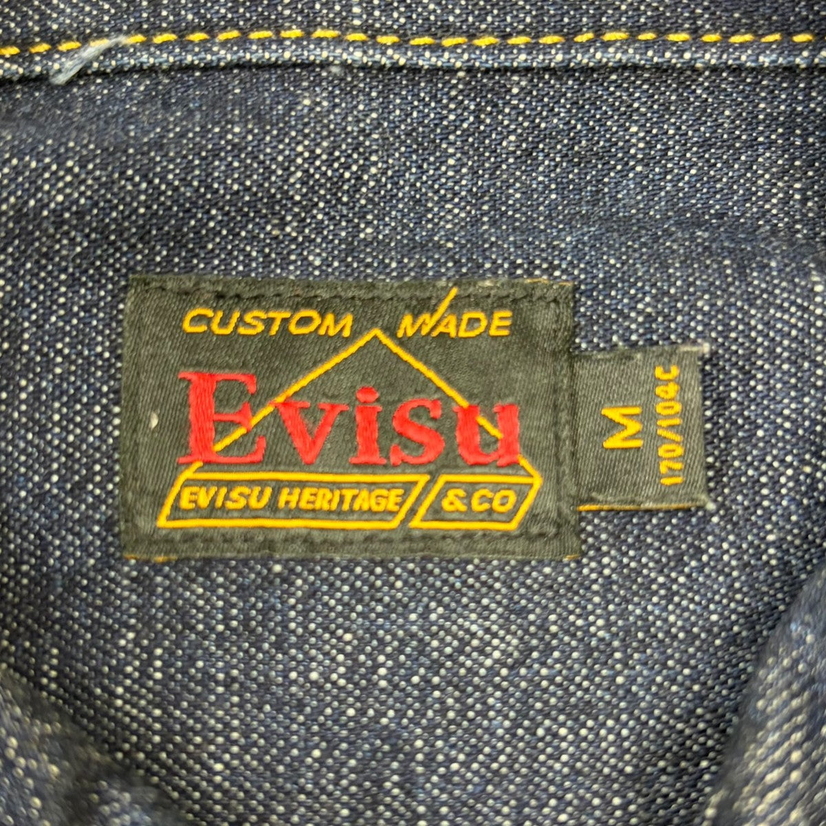 EVISU デニムシャツ 古着・中古-5枚目のアイテム画像
