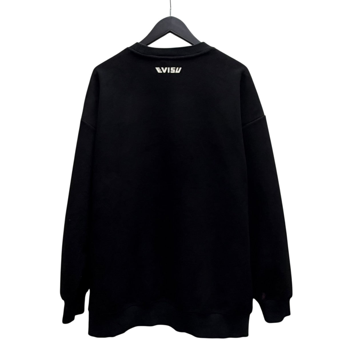EVISU フェイクダイアモンドカモメ刺繍のルーズフィットスウェットシャツ 古着・中古-2枚目のアイテム画像