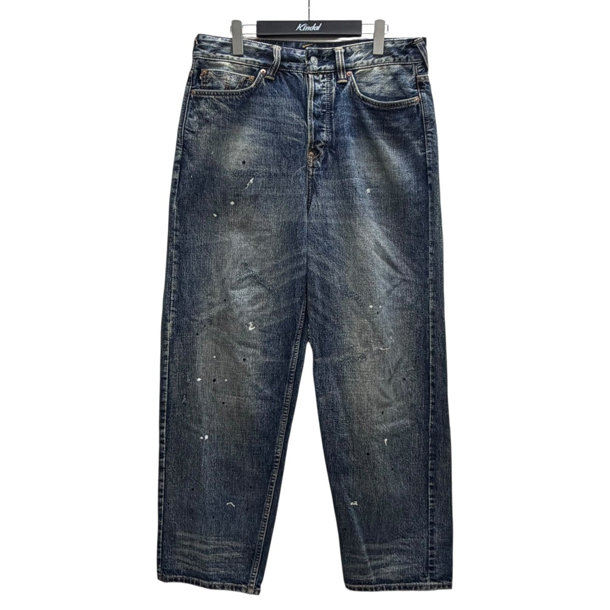 EVISU 7ポケットデザイン ヴィンテージウォッシュルーズフィットジーンズ 古着・中古-1枚目のアイテム画像