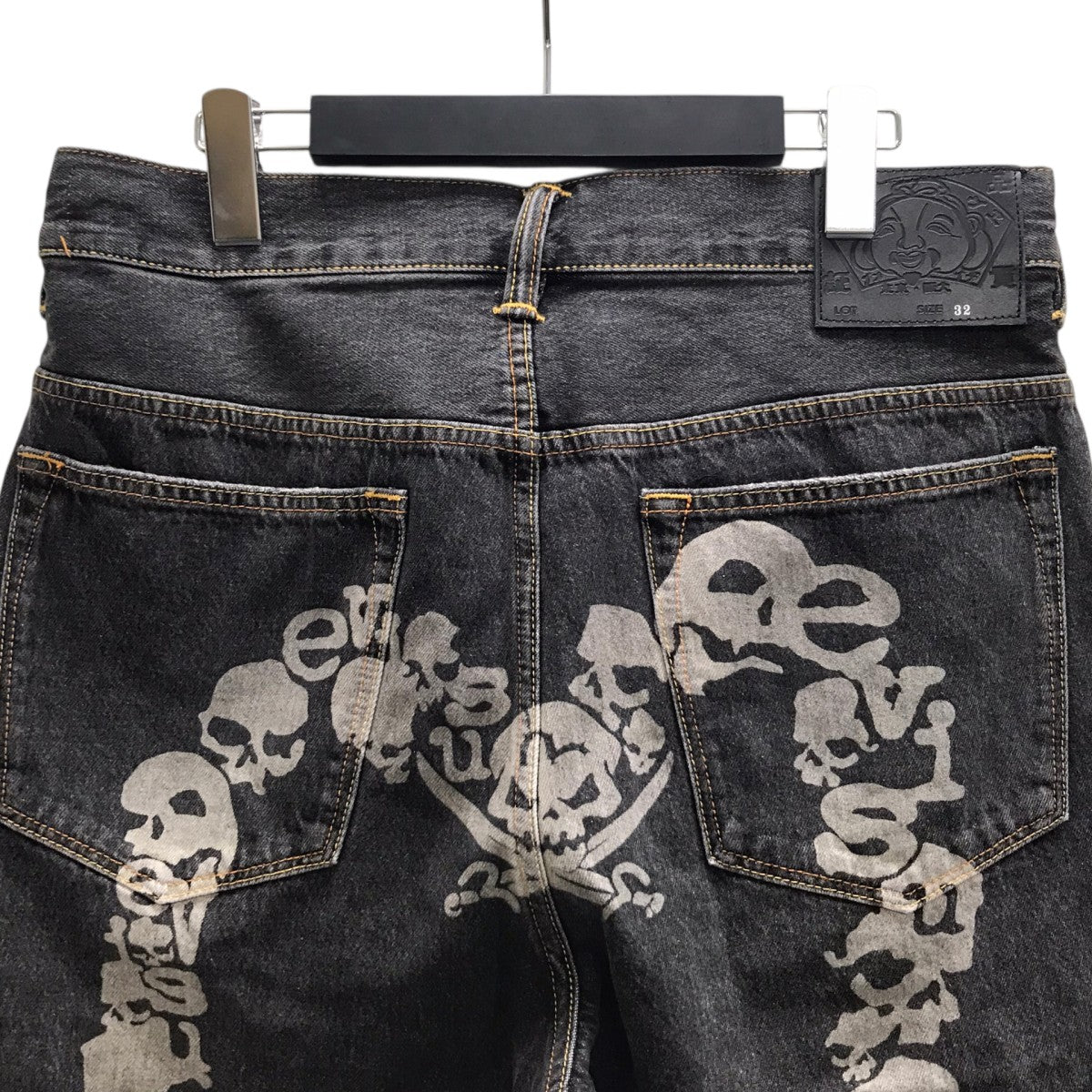 EVISU スカル大黒 デニムショーツ 古着・中古-4枚目のアイテム画像
