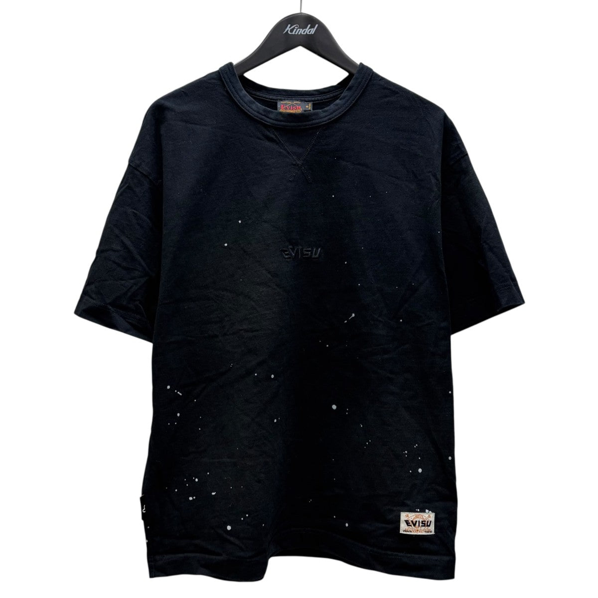 EVISU Logo Embroidery and Multi-print Loose Fit T-shirt 半袖Tシャツ 古着・中古-1枚目のアイテム画像