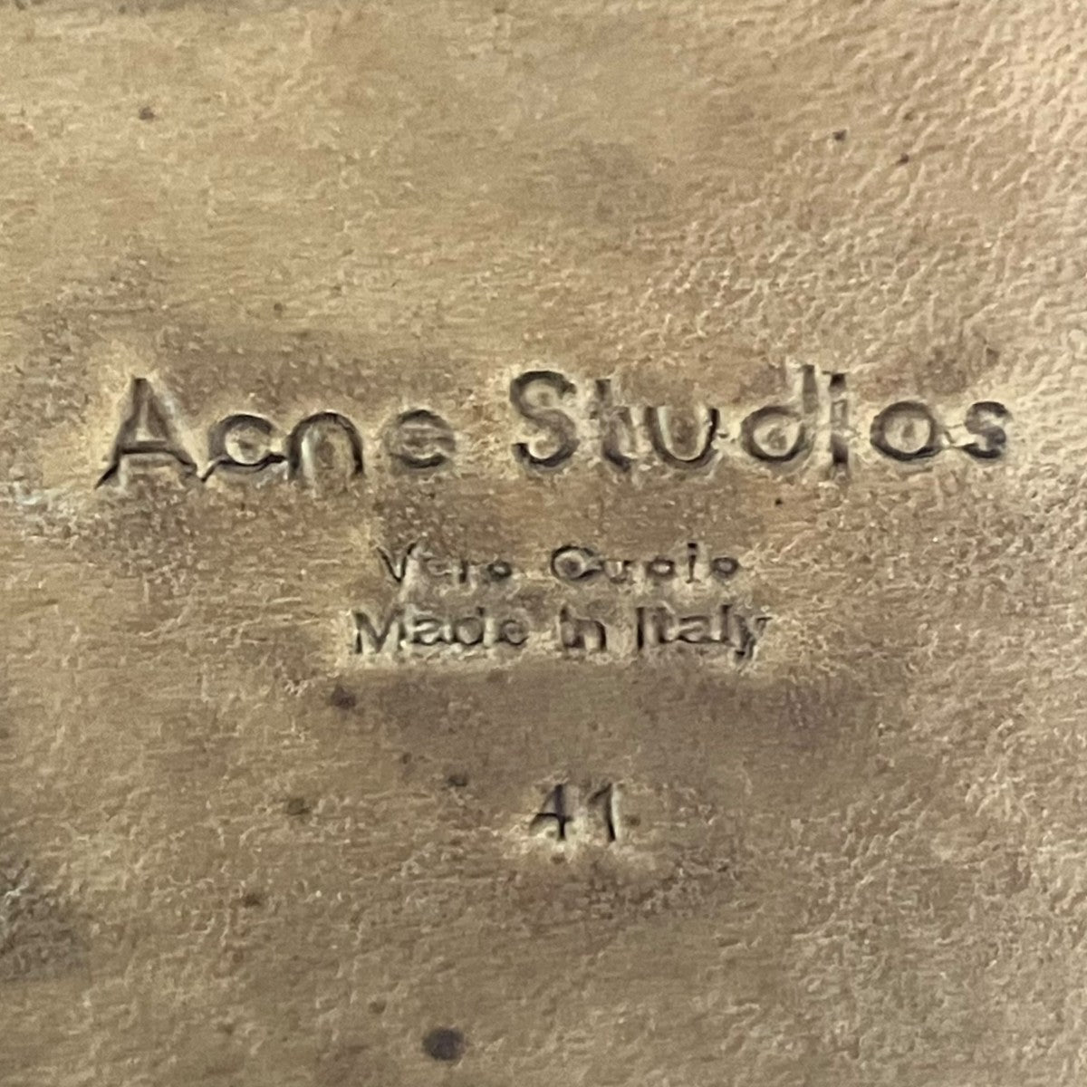 ACNE STUDIOS デジタルプリントブーツ 古着・中古-6枚目のアイテム画像