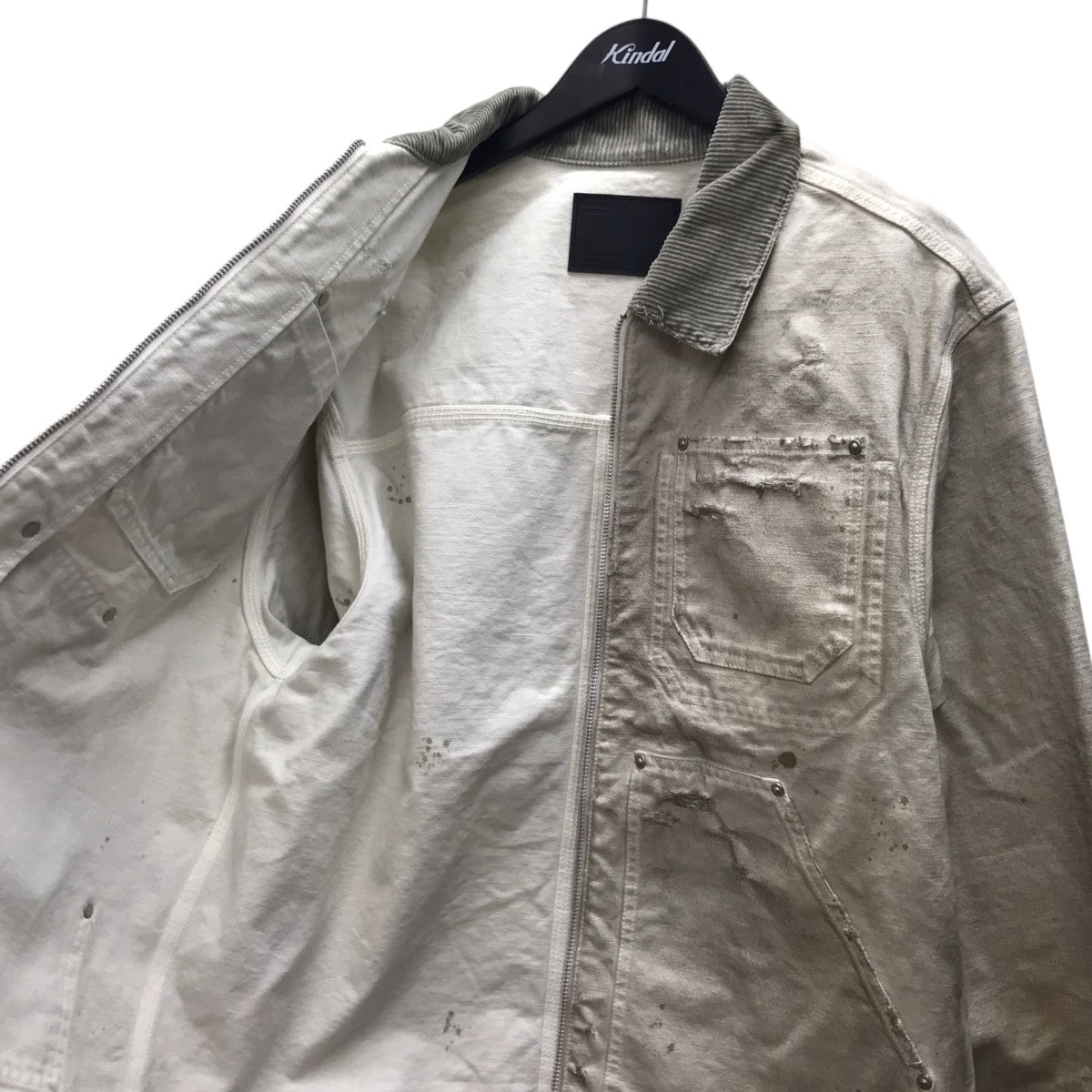 MIYAGIHIDETAKA ジップアップジャケット 古着・中古-4枚目のアイテム画像