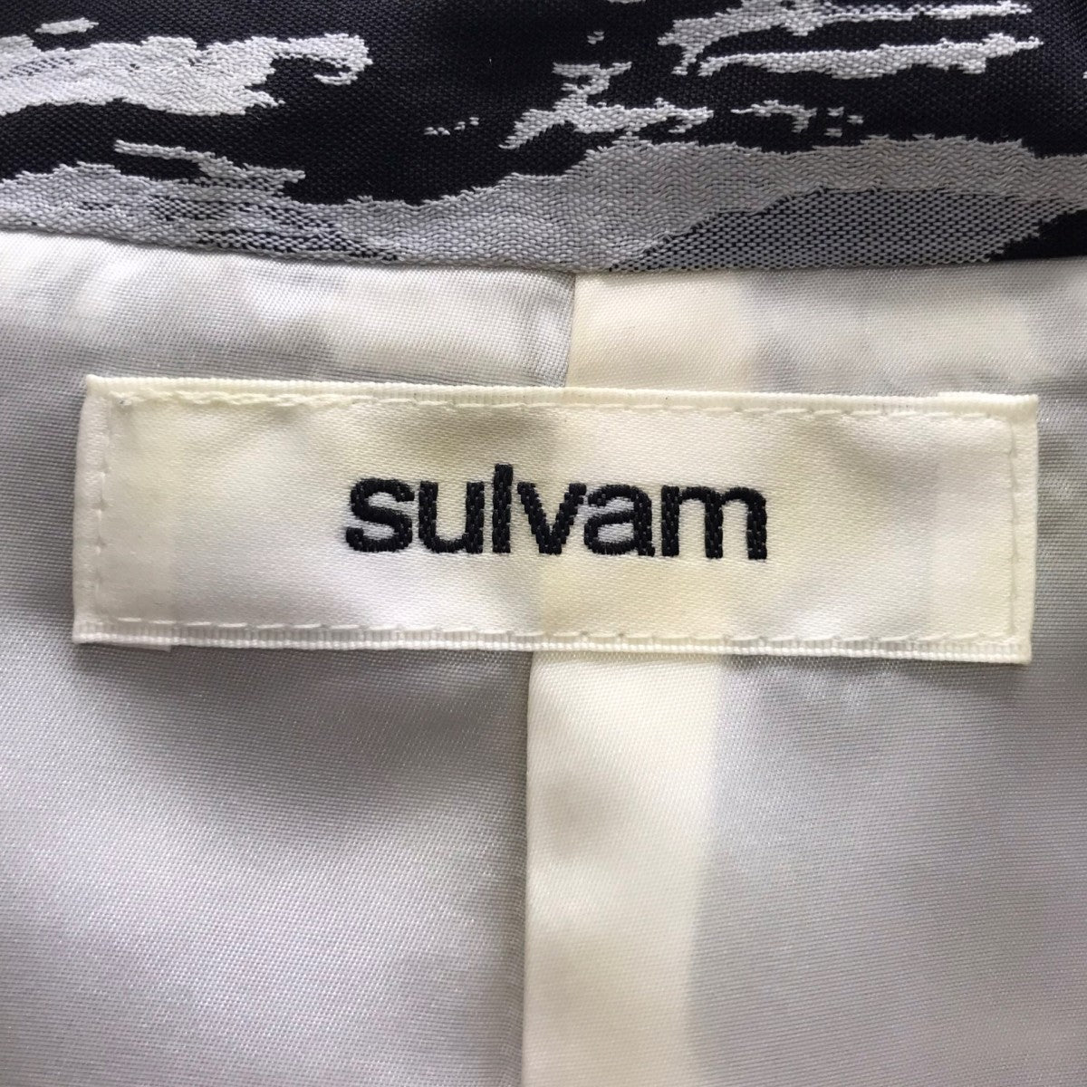 sulvam ACQUARD BLOUSON ジップアップジャケット 古着・中古-6枚目のアイテム画像