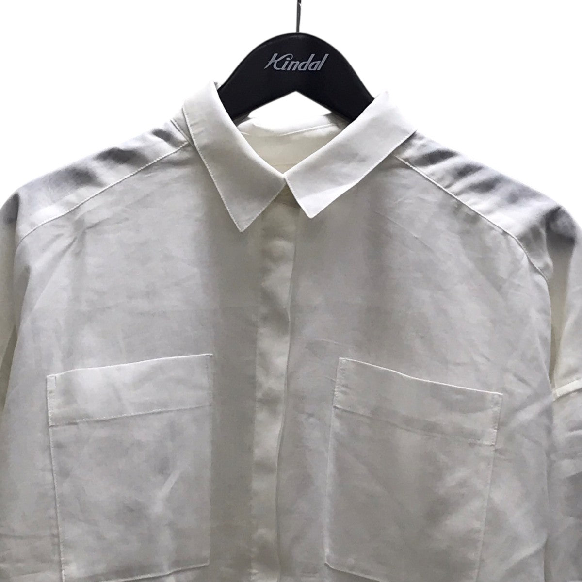 SOEJU オーガニックコットンシアーシャツ 古着・中古-2枚目のアイテム画像
