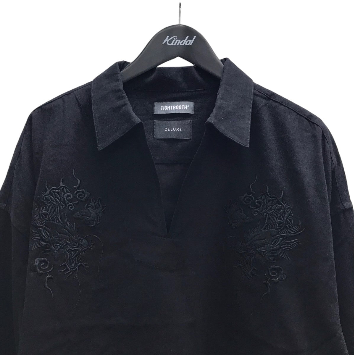 TIGHTBOOTH PRODUCTION×Deluxe 25AW FLANNEL SKIPPER SHIRT フランネルスキッパーシャツ 古着・中古-2枚目のアイテム画像